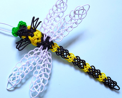 オニヤンマの水引ブローチ＆オーナメント（ほぼ原寸） ブローチ サリー