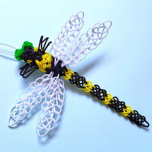 オニヤンマの水引ブローチ＆オーナメント（ほぼ原寸） ブローチ サリー