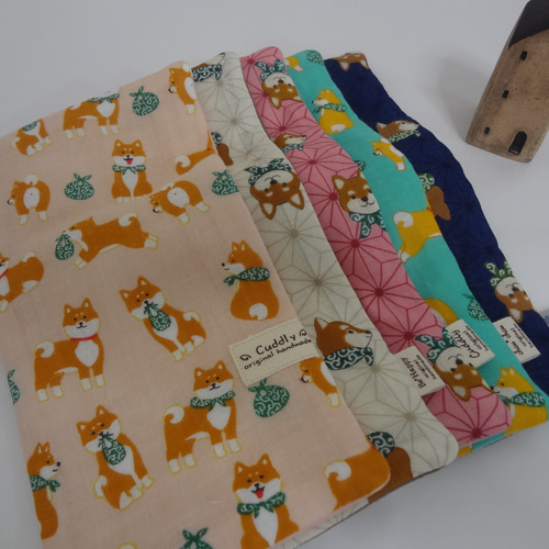 パンダ*8重やわらかガーゼハンカチ*大2枚セットハンドメイド