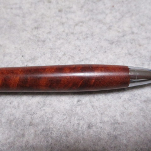 本花梨瘤 黒小豆杢 キヌカオイル仕上げ 木軸ボールペン(シャープ