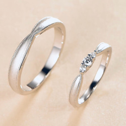 ✨NEW✨ペア リング【セット】 結婚 指輪 S 925 シルバー 受注