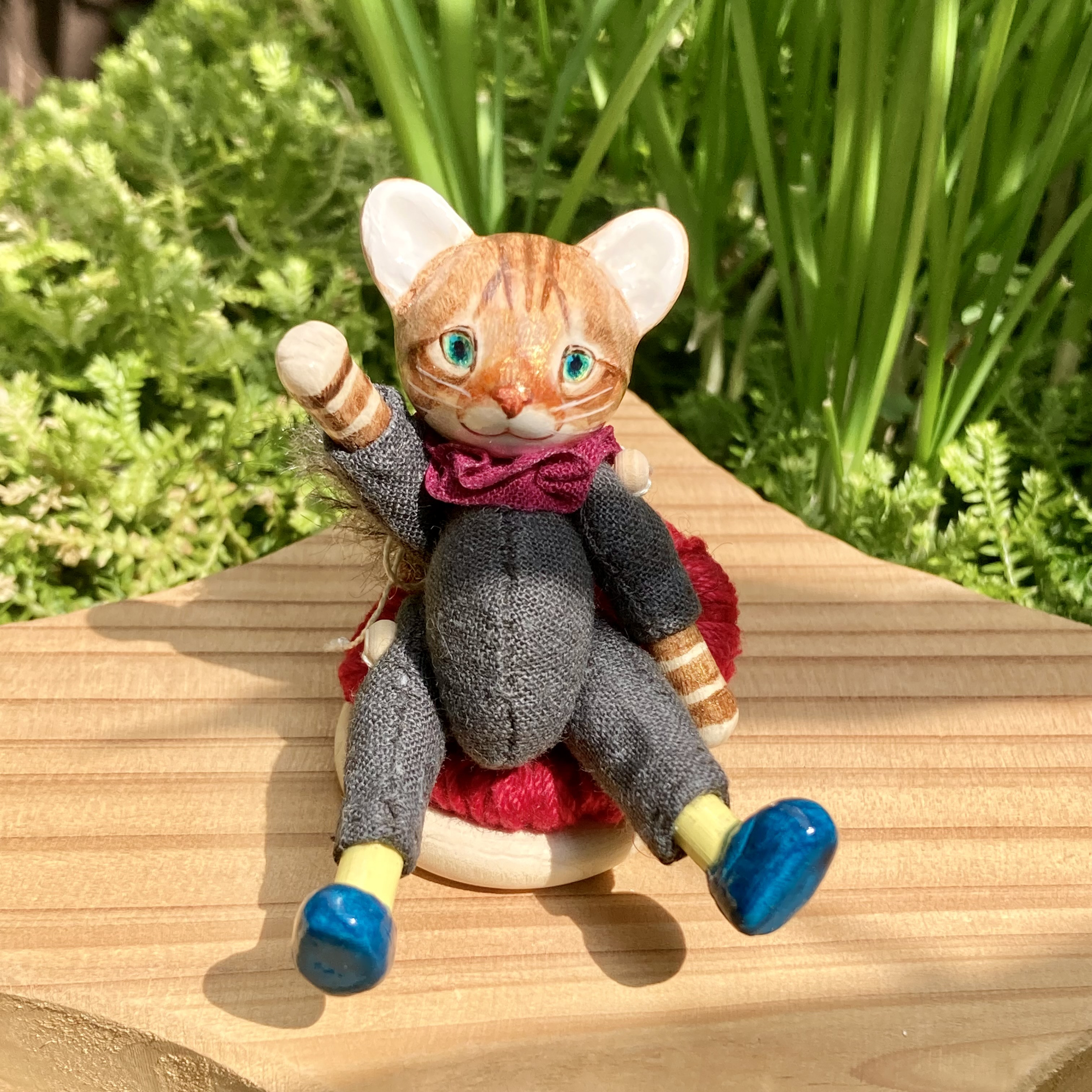 ハンドメイド　ギジトラマスコット