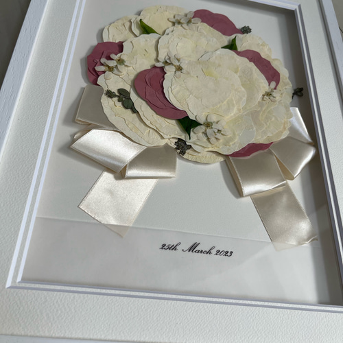 押し花額  『花束』 （ハンドメイド） 押し花額 ハンドメイド 薔薇のボタニカル - メルカリ