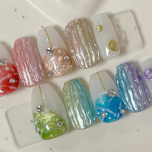 夏祭り ヨーヨーネイルチップ ネイルチップ（つけ爪） MIRI NAIL 通販 