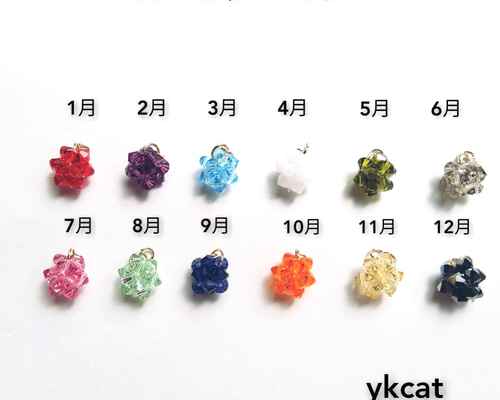 ELLY 激レア クリアチャーム 誕生日 背景あり バースデー ガチャ バースデーカラー ビーズボールチャーム キラキラ その他