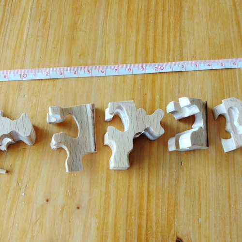 木製 3D 動物パズル 木製パズル 9種類 11体 おもちゃ・人形 gifumiya