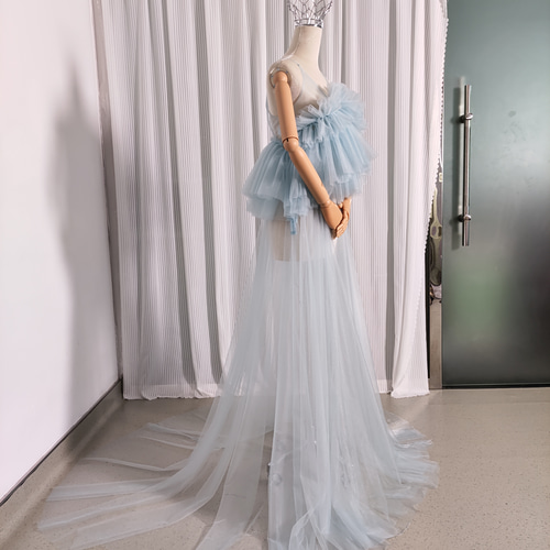 送料無料！オーバードレス キャミソール ソフトチュール 爽やかで  