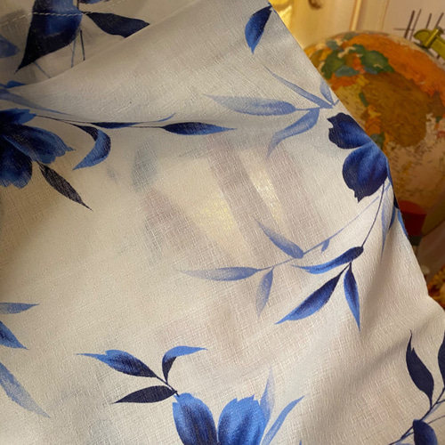 和洋折衷 夏着物リメイク ワンピース ドレス 夏帯サッシュベルト