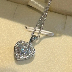 ハート形 エメラルドペンダントトップk18 ペンダントトップ パール