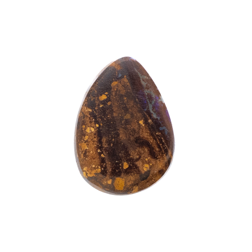 あふれるブルーの光が魅力】ボルダーオパール 2.6ct 天然石 まるむ商会 