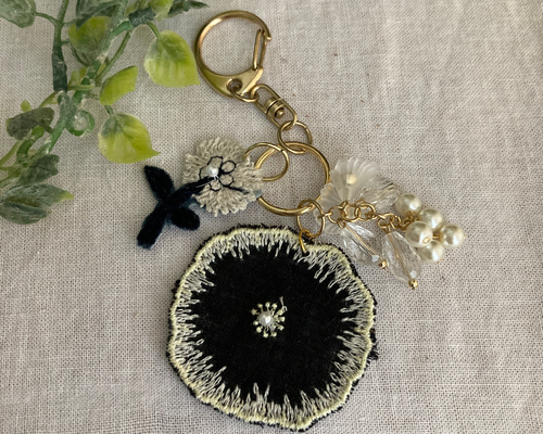 専用❣️flower bed ミナペルホネン オノメカマンチャーム ハンドメイド ミナペルホネンオノメカマン