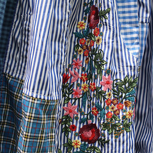 SOLD○8/7限定早割り価格/SAYOCAFE花刺繍ロマンティックパッチワーク 