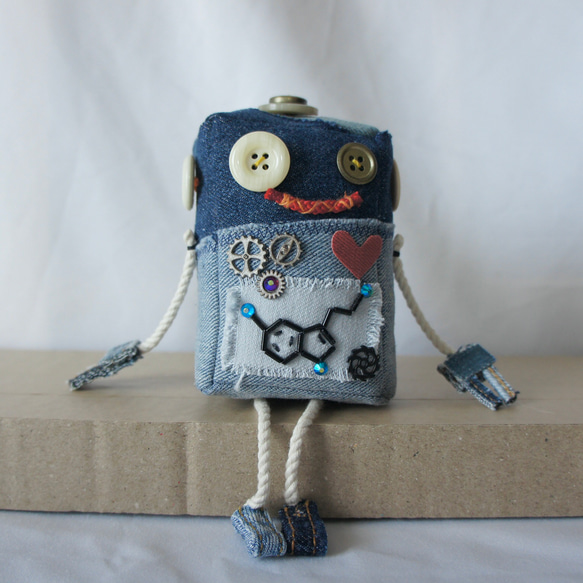 et-83 デニット君 セロトニン ぬいぐるみ C d c『デニット工房