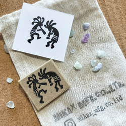 消しゴムハンコ☆ハワイ☆四大神☆4点セット はんこ・スタンプ