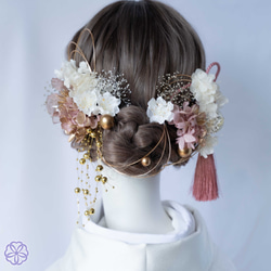 ゴム交換可能】大きめラリマーのヘアゴム④✩.*˚天然石×ヘアゴム 