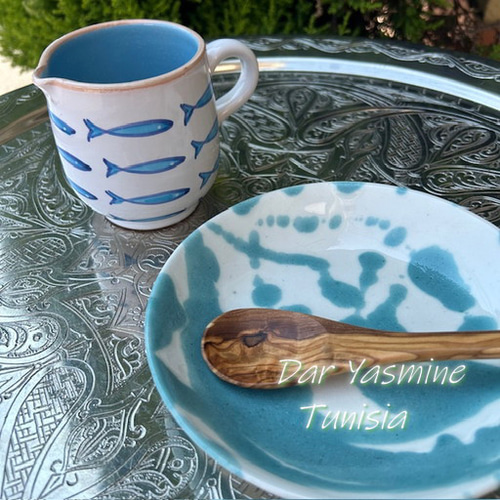 【未使用品】陶芸作家さんのカラフルプレート4枚セット 未使用品】陶芸作家さんのカラフルプレート4枚セット