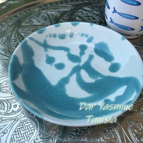 未使用品】陶芸作家さんのカラフルプレート4枚セット