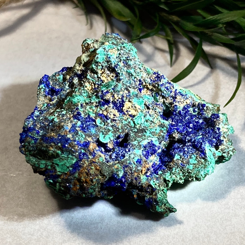 アジュライト マラカイト 付き 原石 アジュライト マラカイト 付き 原石 アジュライト マラカイト 付き