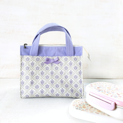 ハーフサイズ 2枚セット】フラワードッドのガーゼミニハンカチ・ミニ