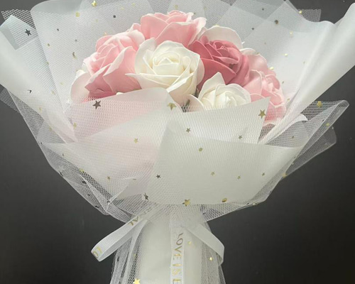 特価セール中れないお花 ソープフラワー 花束 誕生日プレゼント ギフト