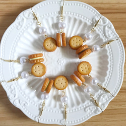 夾心餅乾(原味)耳環  (耳勾/耳夾) 第6張的照片