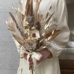 ドライフラワースワッグ ドライフラワーブーケ バンクシアスワッグ