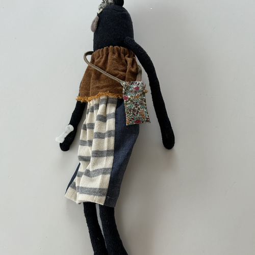 紺色の犬 ソックドッグ ぬいぐるみ ju 通販 18096024｜Creema(クリーマ)