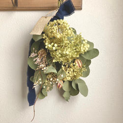 1.バスケット付アナベルスワッグ b2b5b3ed166b05b45e1832d778660c