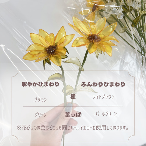 ひまわり【単品販売】※かすみ草は入っていません 選べるカラー