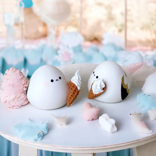 アイスクリームシマエナガ その他置物 つぶ屋 通販 18096679｜Creema