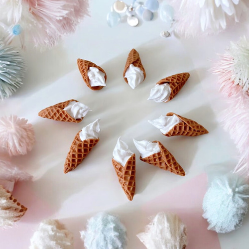 アイスクリームシマエナガ その他置物 つぶ屋 通販 18096679｜Creema