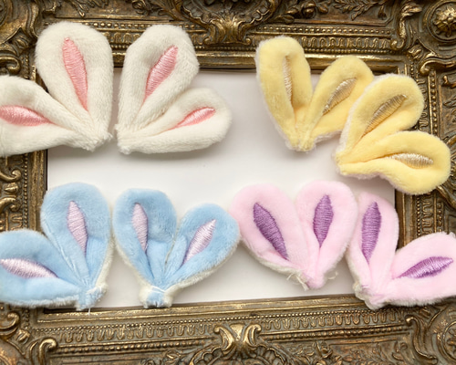 うさ耳ページ ご予約専用ページ うさぎ耳9点セット その他素材 Hinaribbon