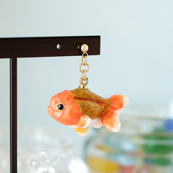 金魚 イヤリング・ノンホールピアス の人気通販｜Creema(クリーマ