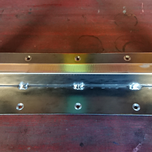 無塗装でアイアンな極細鉄脚♪ 20×400（床面300）×650mm 台形型 2脚ver  