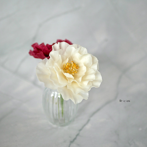 yoshiyoshiクレイフラワー ☆クレイフラワー作品（四季の彩り）☆ | iichi 日々の暮らしを