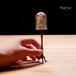 フラワースタンド　L-030　　ミニチュア　ドールハウス　手作りキット　miniature dollhouse kit 2枚目の画像