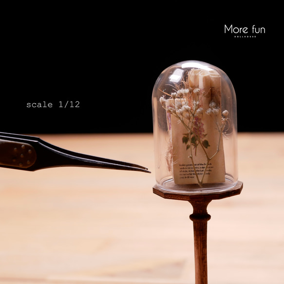 フラワースタンド　L-030　　ミニチュア　ドールハウス　手作りキット　miniature dollhouse kit 3枚目の画像