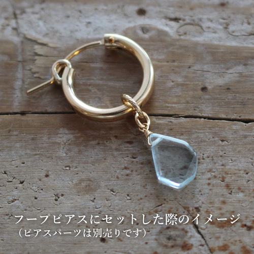 ✨涼やかなクリアブルー✨ スカイブルートパーズ＜スライスカット＞の