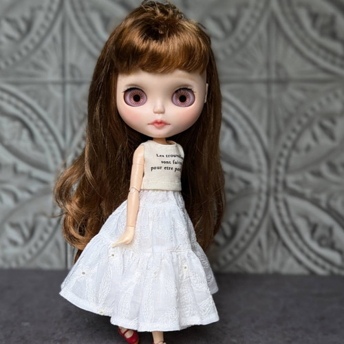✢ White fairy ✢ ティアードロングスカート プライス ブライスアウト