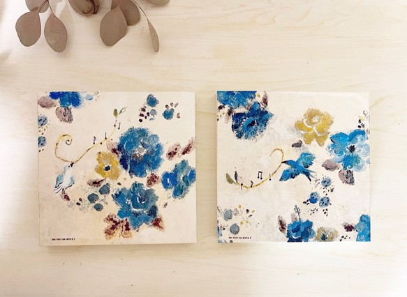 音楽の18cm  panel ・ブルーバードb 5枚目の画像