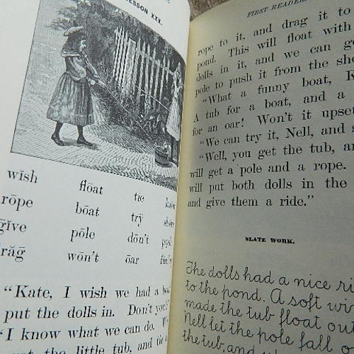 ☆McGuffey's First Eclectic Reader 英語学習本 ヴィンテージ