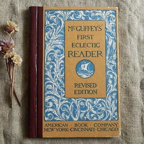 ☆McGuffey's First Eclectic Reader 英語学習本 ヴィンテージ