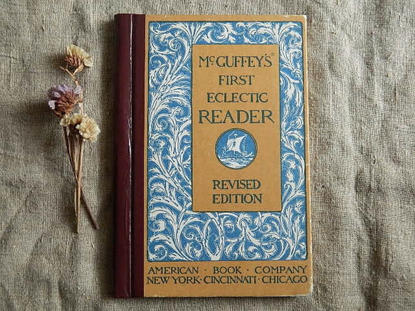 マリリンページ♡⃜ ☆McGuffey's First Eclectic Reader 英語学習本 ヴィンテージ