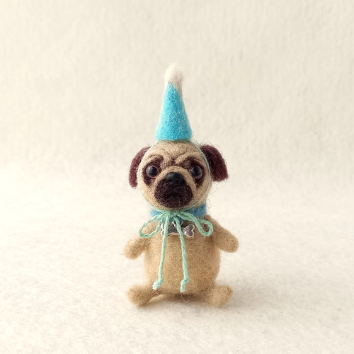 羊毛フェルト 犬 ペキニーズ パグ 鏡餅 専用 羊毛フェルト ペキニーズ ミニチュア 犬 羊毛フェルト ♡ron♡ 通販