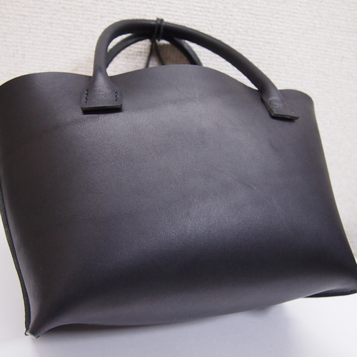 ぷっくり。在庫有り/即納品 本革 栃木レザー シンプルトートバック M