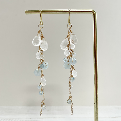 送料無料】 14kgf 天然石の氷♪ 水晶 宝石質レインボームーンストーン  