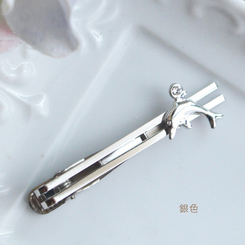 イルカネクタイピン【日本製】海/いるか タイピン・カフス