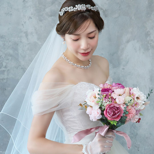ヘッドドレス【ガーデニア】H-118|花嫁 結婚式 ウエディング ヘッドドレス【ガーデニア】H-118|花嫁 結婚式 ウエディング