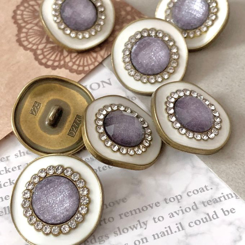 22mm 1個】 飾り ボタン ◇1105◇ レトロ アンティーク ヴィンテージ  