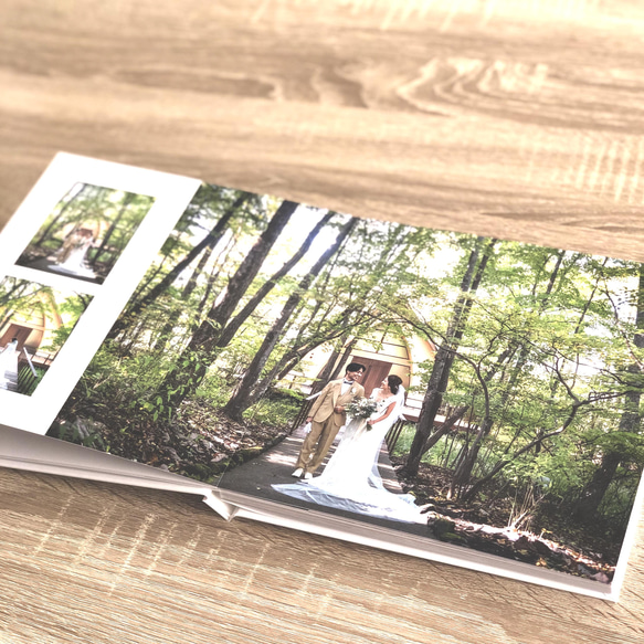 おしゃれなウェディングフォトアルバム♡40P・216mmサイズ✖️3冊セット！ご希望に合わせてオリジナル制作！ 216mm 266mm 00020ページ 00030ページ 00040ページ